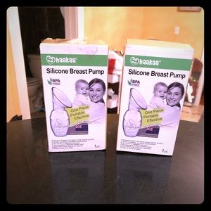 2 brand new haakaa’s for $15